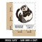Silly Ferret on Back Waterproof Vinyl Phone Tablet Laptop Water Bottle Sticker Set - 5 Pack